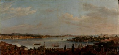 Panorama of Istanbul by Antoine de Favray